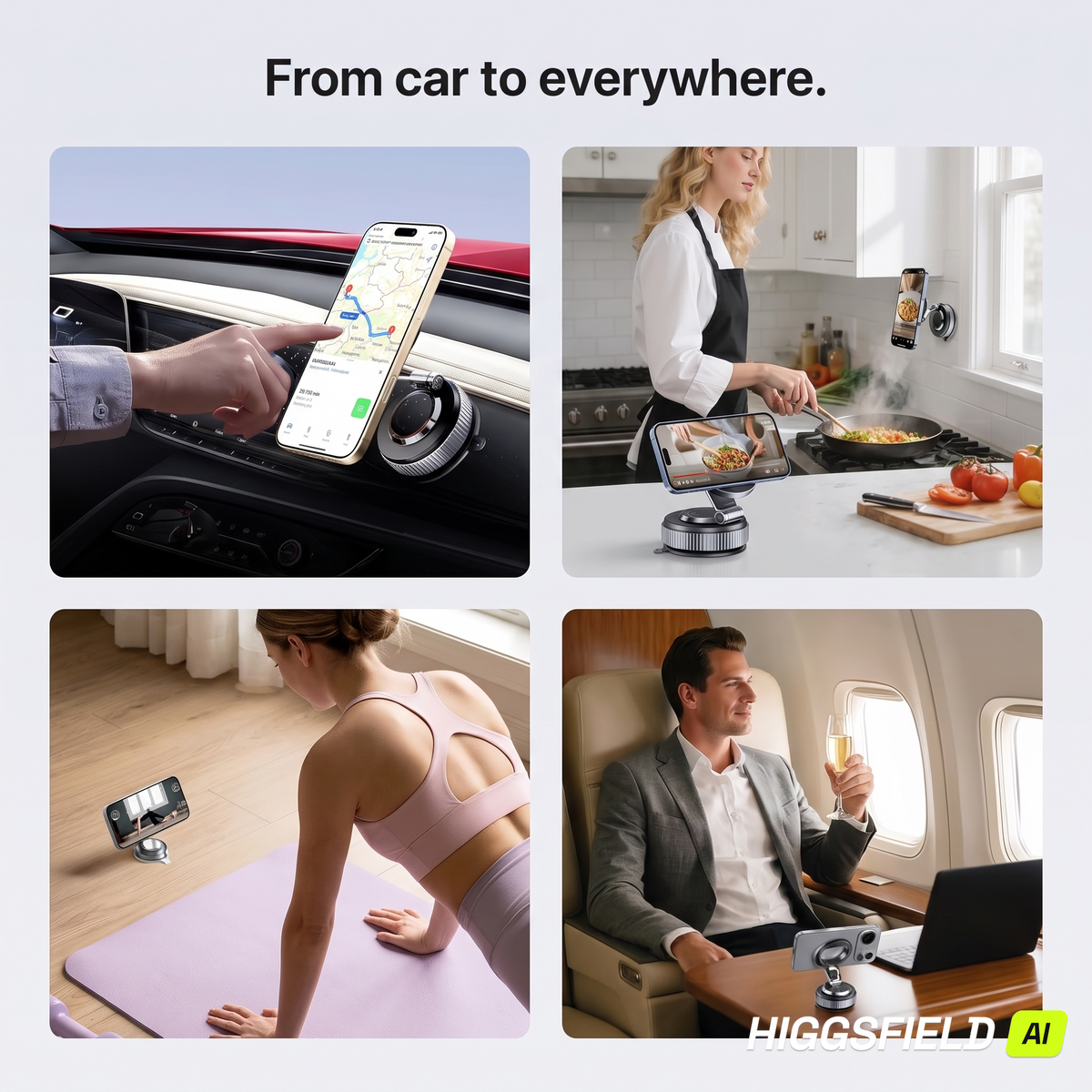 GripVac 2.0 - Vacuum car mount
