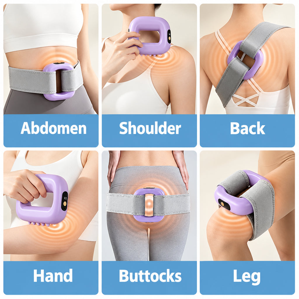 Dual-Ring Fascia Ring Massager, Muscle Recovery Core Ab Belt Tool