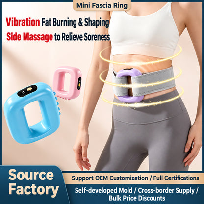 Dual-Ring Fascia Ring Massager, Muscle Recovery Core Ab Belt Tool
