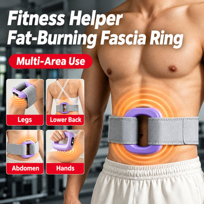 Dual-Ring Fascia Ring Massager, Muscle Recovery Core Ab Belt Tool
